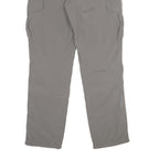 MAMMUT Womens Polyamide Regular Fit Beige Trousers W34 L34 Outdoor Casual Zip