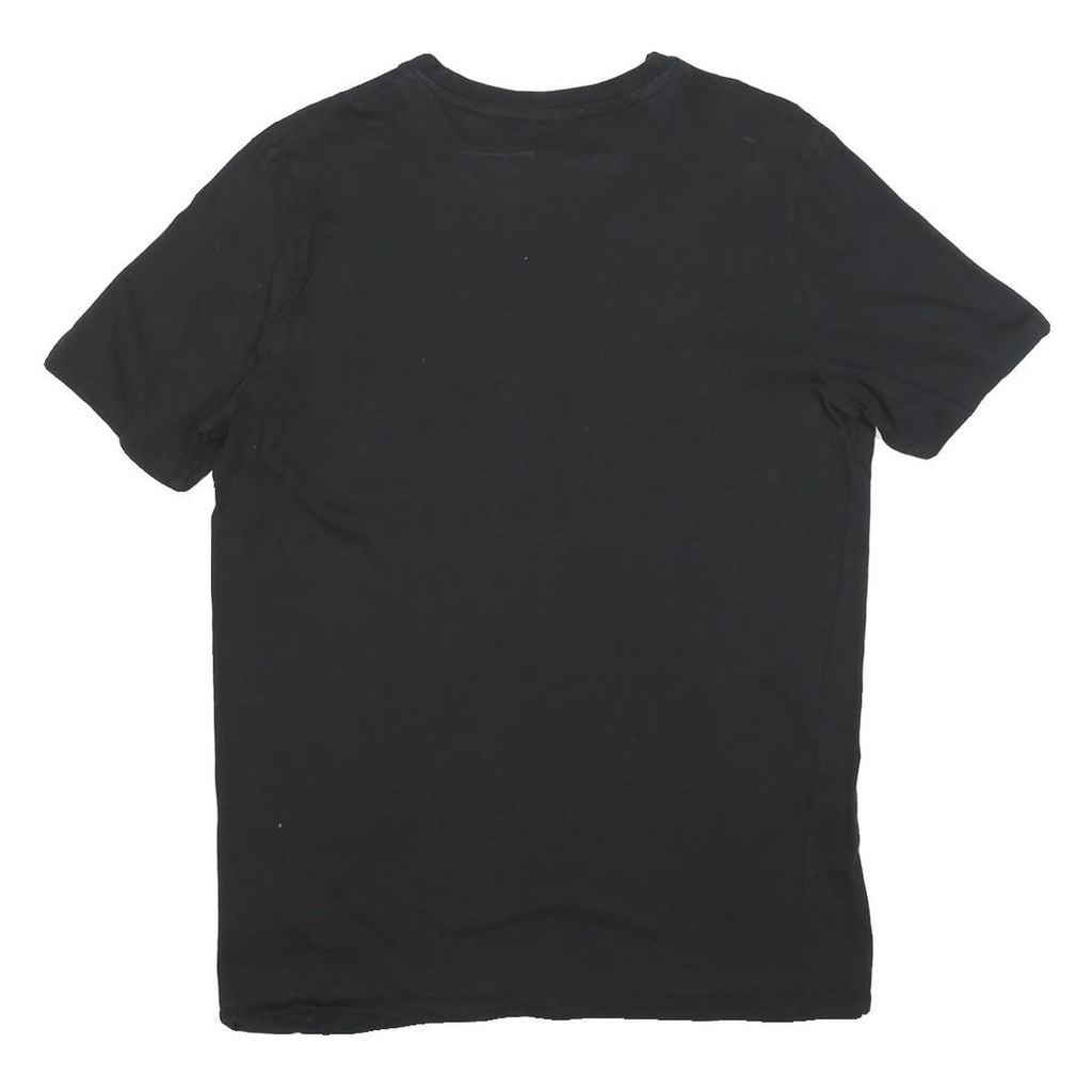 UMBRO Mens Black & White Logo Classic T-Shirt L Short Sleeve Crew Neck Casual