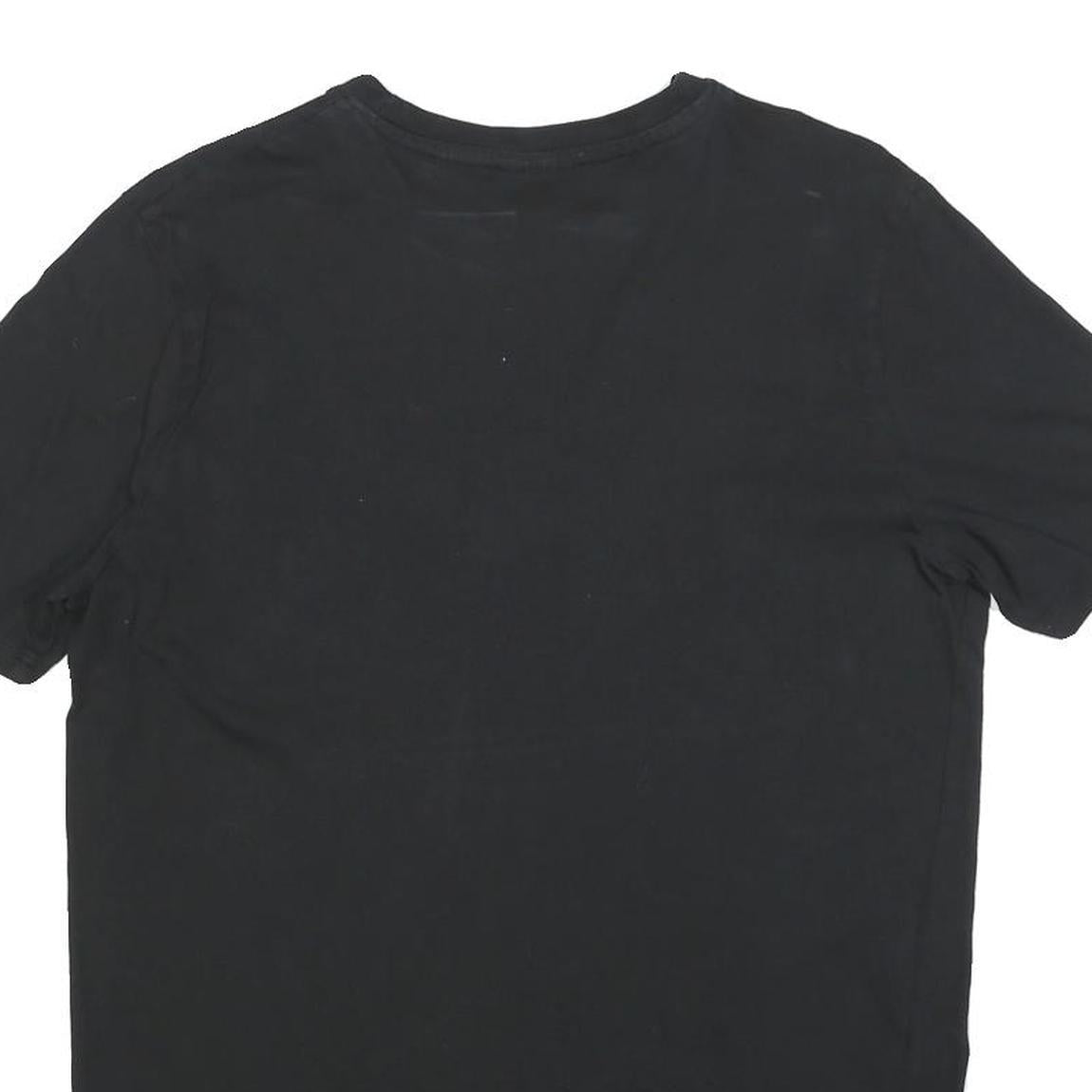 UMBRO Mens Black & White Logo Classic T-Shirt L Short Sleeve Crew Neck Casual