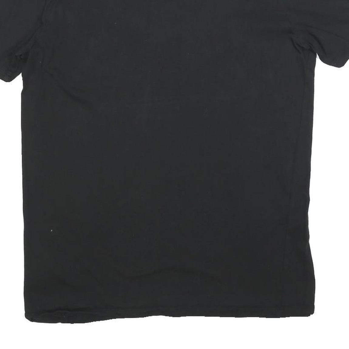 UMBRO Mens Black & White Logo Classic T-Shirt L Short Sleeve Crew Neck Casual