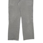 DICKIES Mens Regular Grey Cotton Blend Denim Jeans W34 L30 Workwear Straight Zip