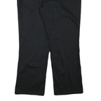 DICKIES Womens Regular Black Cotton Blend Trousers W37 L28 Zip Closure Classic