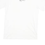 KANI Mens White Signature Graphic T-Shirt M Short Sleeve Crew Neck Cotton Blend