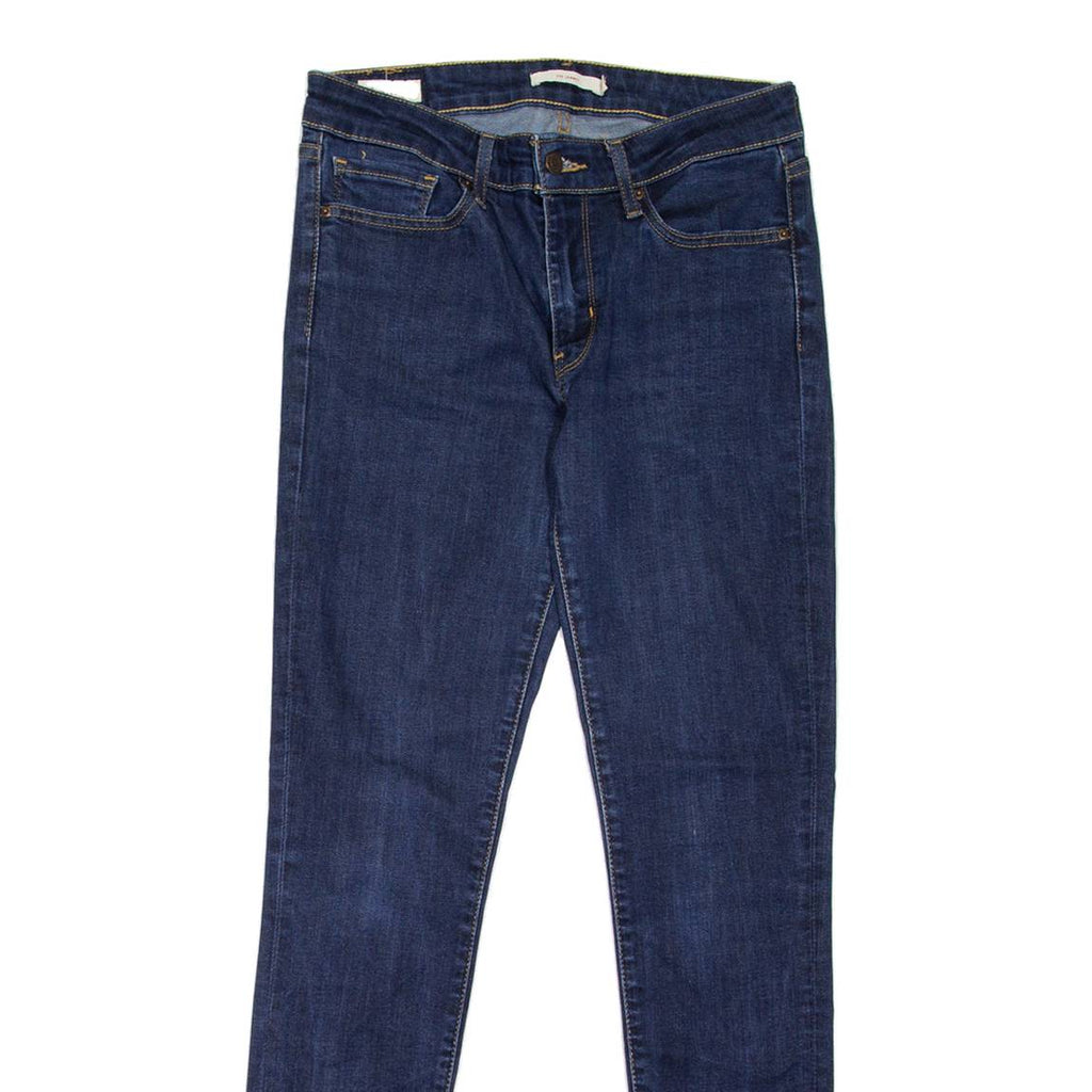 LEVI'S 711 BIG E Womens Jeans Blue Slim Skinny W27 L30