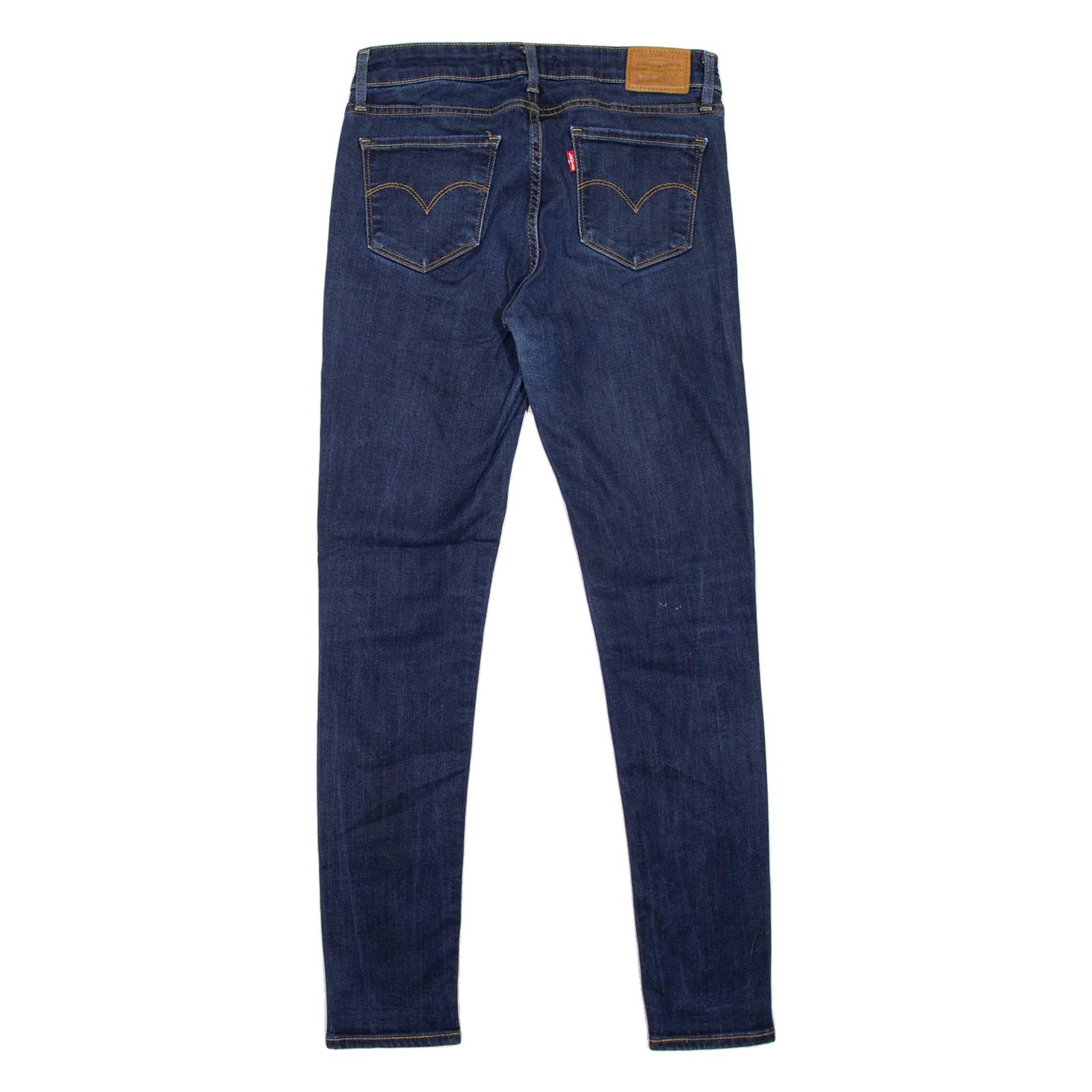 LEVI'S 711 BIG E Womens Jeans Blue Slim Skinny W27 L30