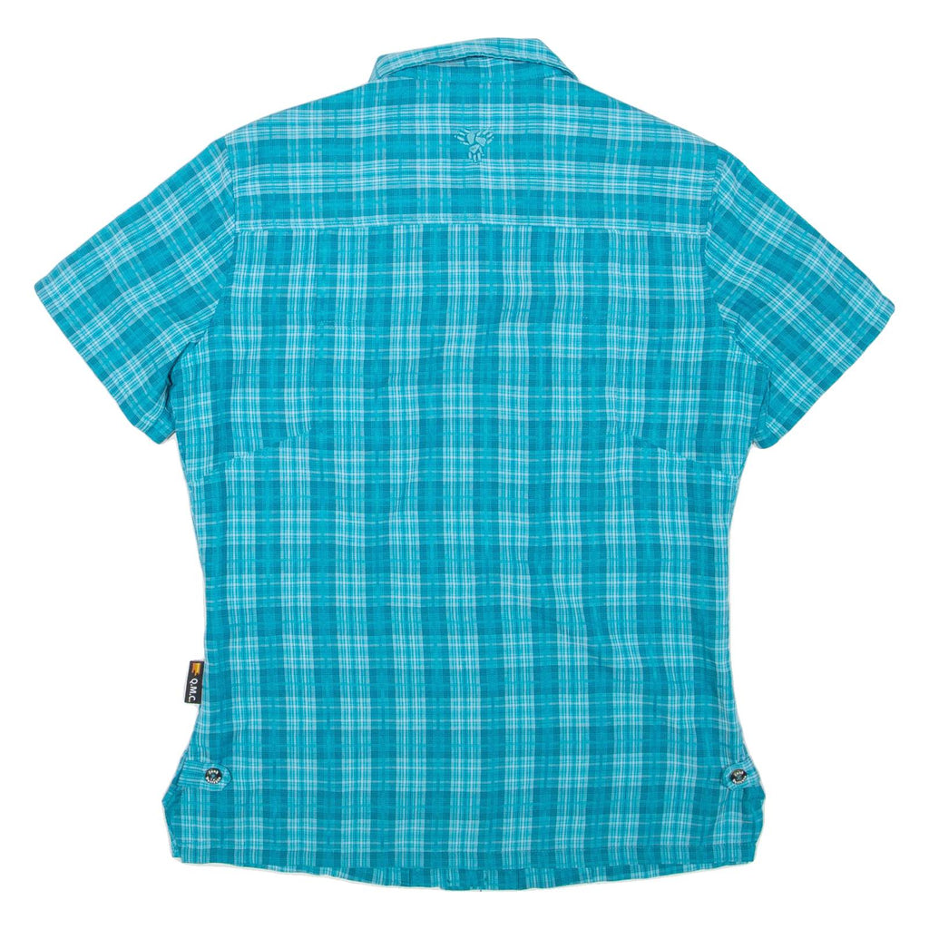 JACK WOLFSKIN Womens Shirt Blue Check M