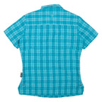 JACK WOLFSKIN Womens Shirt Blue Check M