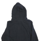 PUMA Womens Black Hoodie UK 14 Cotton Blend Pullover Hooded Sweatshirt