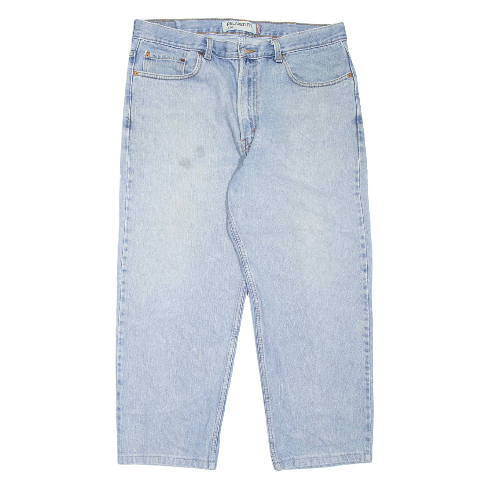 LEVI'S 550 Jeans Mens Blue Relaxed Tapered W38 L26