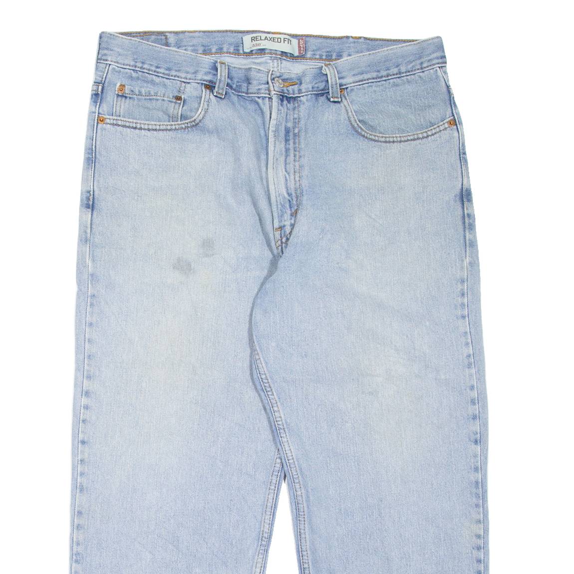 LEVI'S 550 Jeans Mens Blue Relaxed Tapered W38 L26