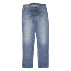 LEVI'S Mens Jeans Blue Slim Straight Denim Medium W31 L33 Casual Classic Zip