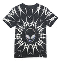 NIKE Festival Alien Mens Black Graphic T-Shirt XS Short Sleeve Crew Neck