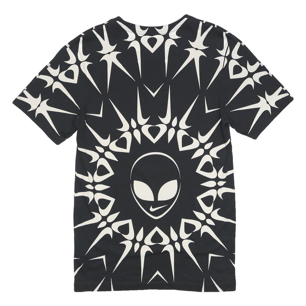 NIKE Festival Alien Mens Black Graphic T-Shirt XS Short Sleeve Crew Neck