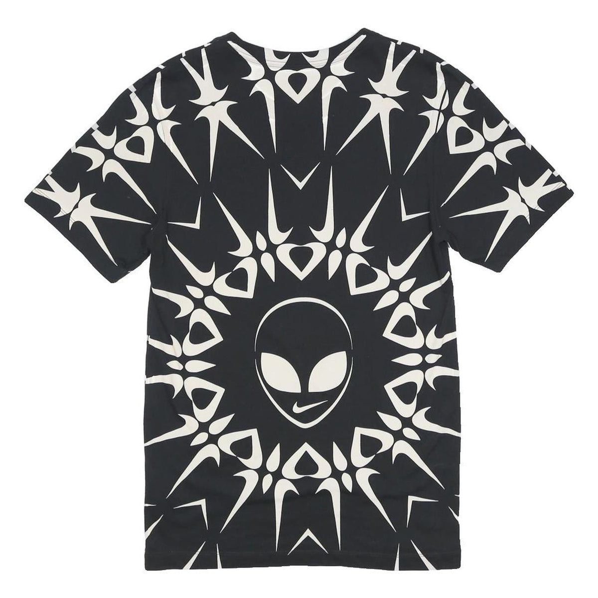NIKE Festival Alien Mens Black Graphic T-Shirt XS Short Sleeve Crew Neck