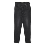 LEVI'S Womens Black Slim Skinny Denim Medium W26 L26 Zip Jeans Stretch