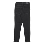 LEVI'S Womens Black Slim Skinny Denim Medium W26 L26 Zip Jeans Stretch