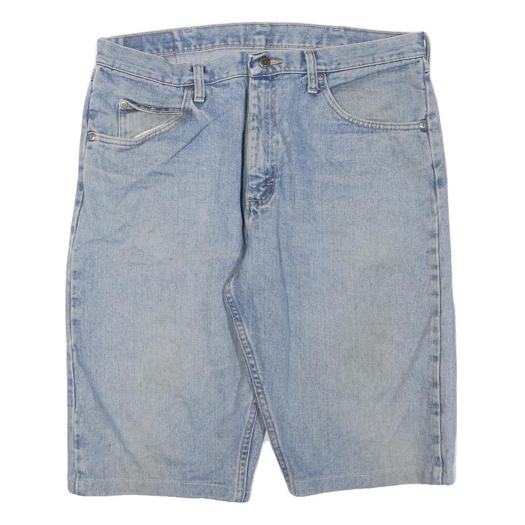 WRANGLER Mens Denim Blue Casual Shorts XL W36 Cotton Blend Classic Fit