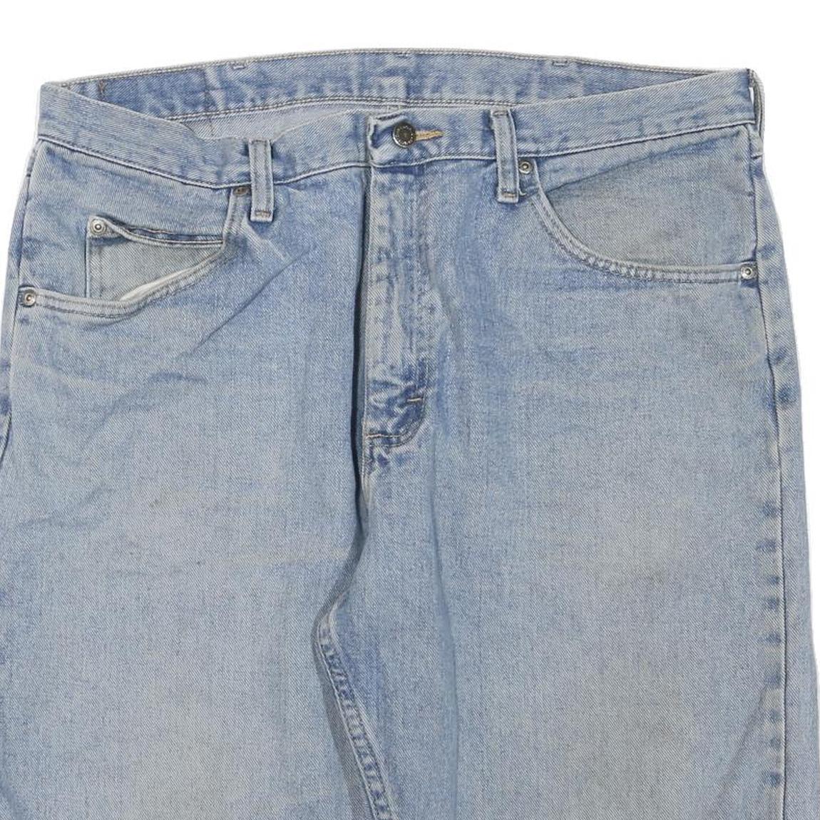 WRANGLER Mens Denim Blue Casual Shorts XL W36 Cotton Blend Classic Fit