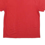 TOMMY HILFIGER Mens Red Classic T-Shirt M Short Sleeve Crew Neck Minimal Logo