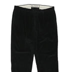 NAUTICA Mens Cotton Blend Black Classic Straight Trousers W38 L30 Casual Smart