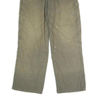 DICKIES Mens Regular Fit Button Closure Green Cotton Blend Workwear Trousers W27