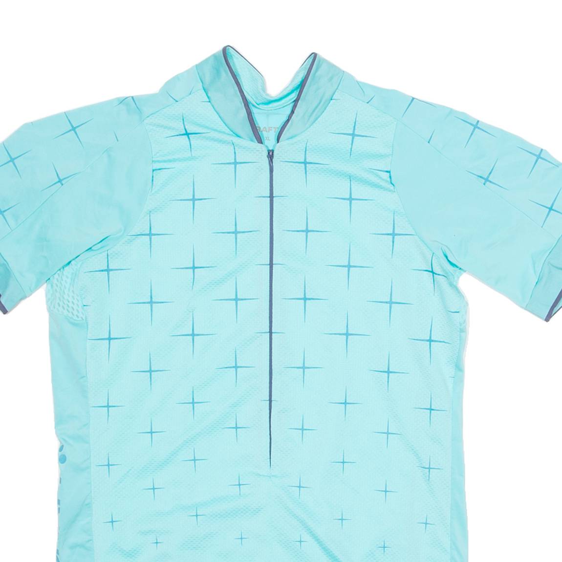 CRAFT Cycling Womens Jersey Blue 1/4 Zip XL