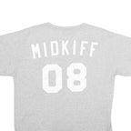 MAJESTIC Mens Grey Cubs Graphic T-Shirt XL Short Sleeve Crew Neck Casual Cotton