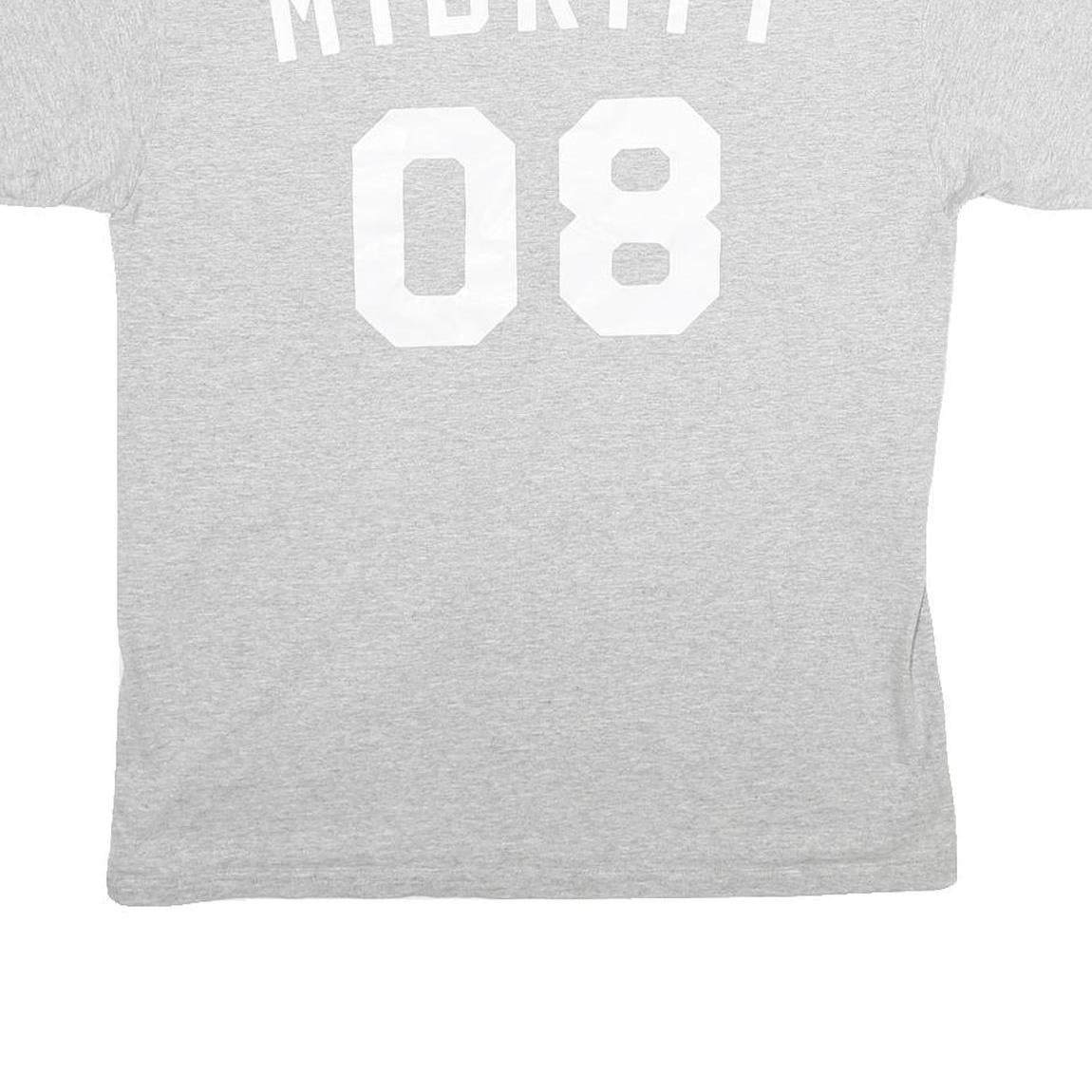 MAJESTIC Mens Grey Cubs Graphic T-Shirt XL Short Sleeve Crew Neck Casual Cotton