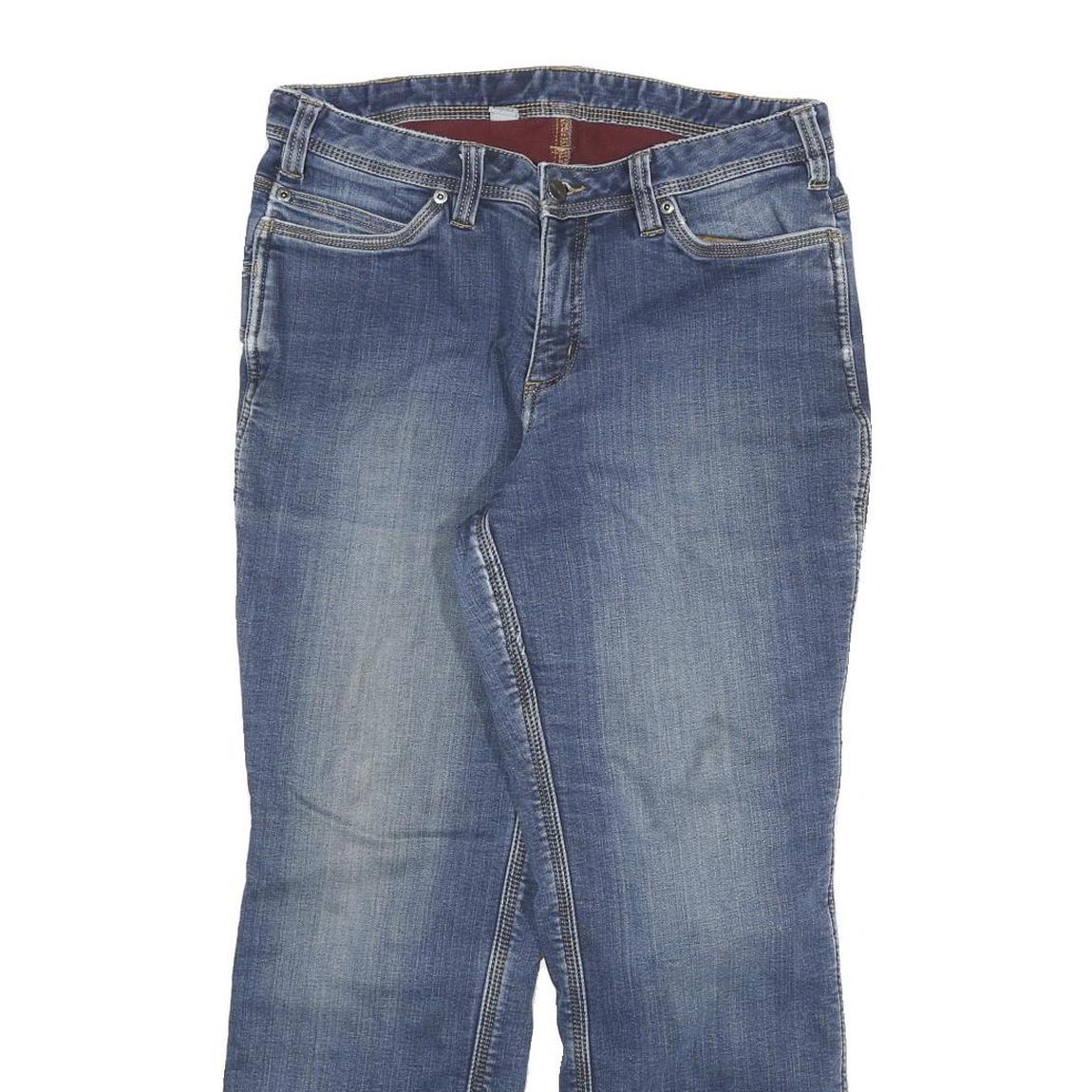 CARHARTT Womens Blue Regular Fit Straight Denim Light Wash Jeans W30 L27