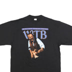 Mens Black Walter Trout Band Graphic T-Shirt XL Short Sleeve Crew Neck Vintage
