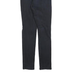 LEVI'S Womens Slim Blue Denim Jeans Zip W26 L28 Distressed Ripped Knee Skinny