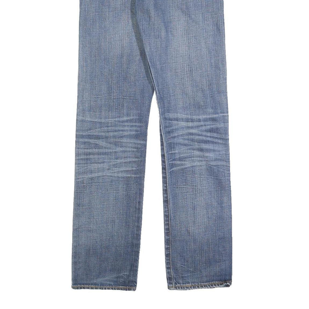 LEVI'S 501 Mens Jeans Blue Regular Straight Denim Medium W30 L34 Classic Button