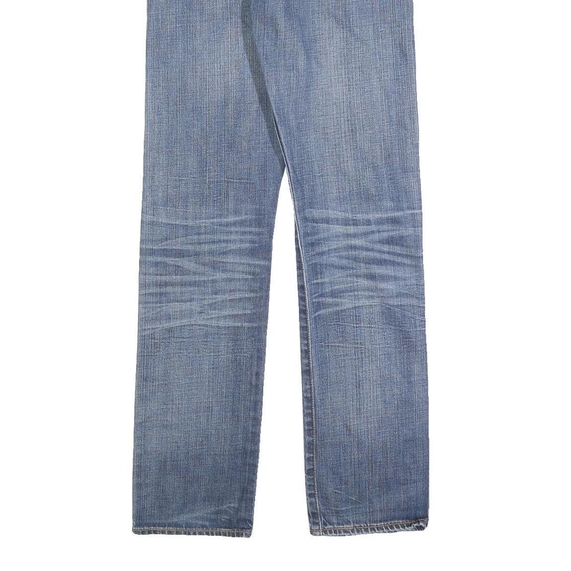 LEVI'S 501 Mens Jeans Blue Regular Straight Denim Medium W30 L34 Classic Button