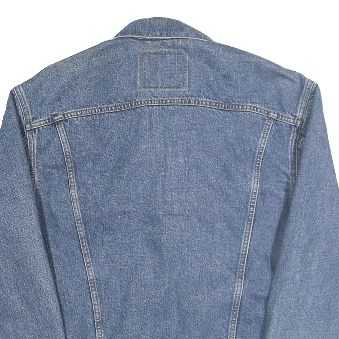 LEVI'S Mens Blue Denim Button Jacket L Cotton Classic Casual