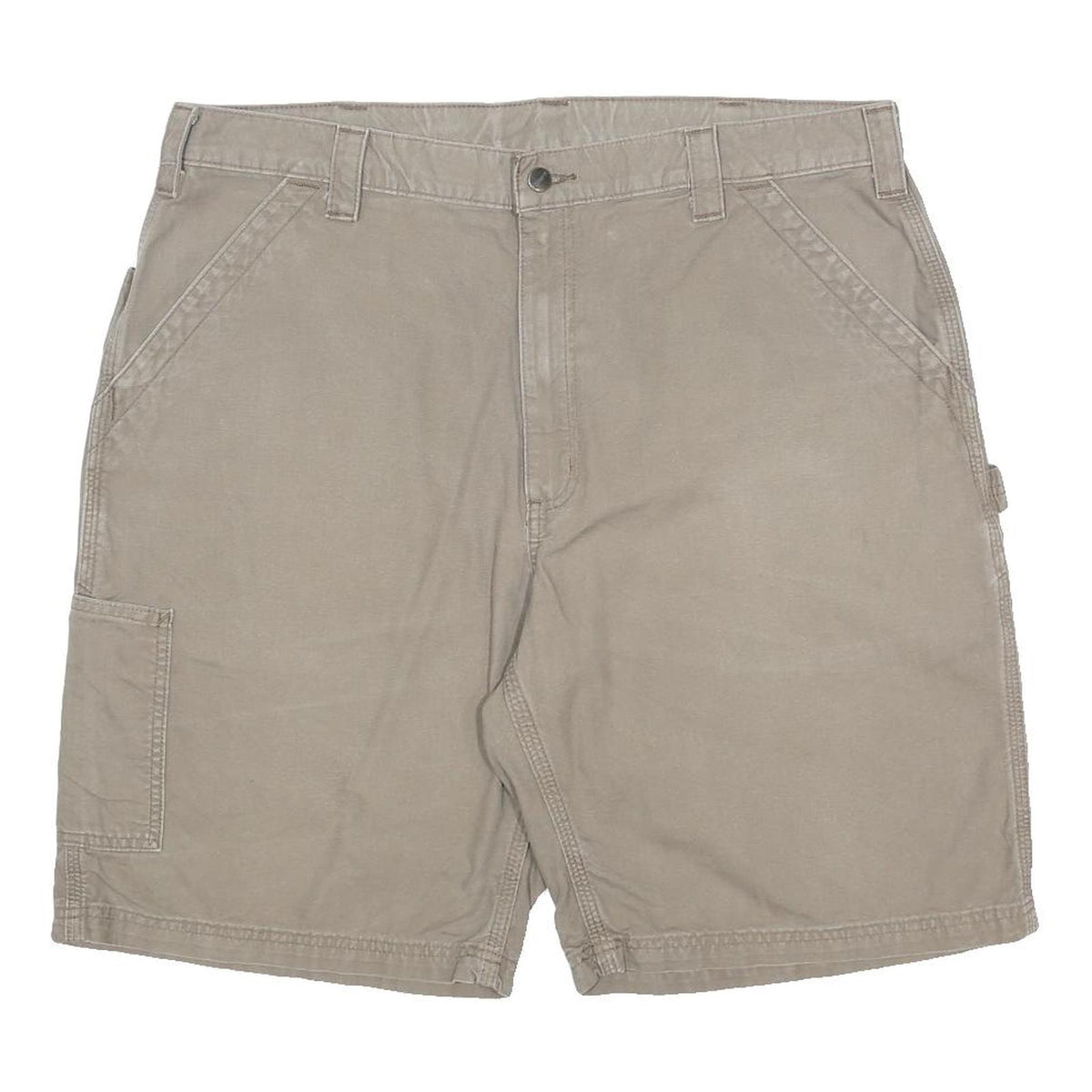 CARHARTT Mens Shorts Beige Casual XL W40 Heavy Duty Workwear Pocketed