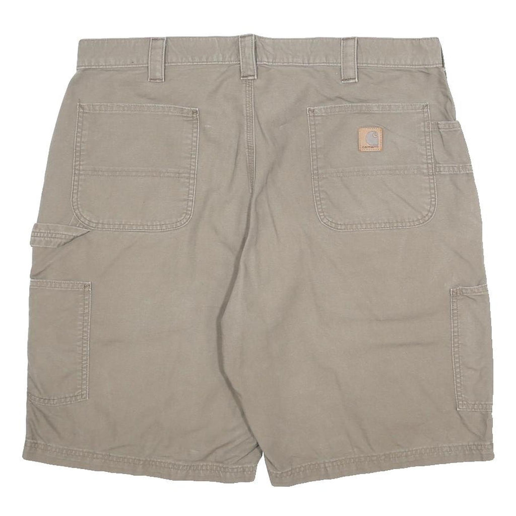 CARHARTT Mens Shorts Beige Casual XL W40 Heavy Duty Workwear Pocketed