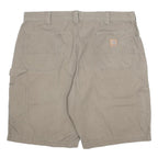 CARHARTT Mens Shorts Beige Casual XL W40 Heavy Duty Workwear Pocketed