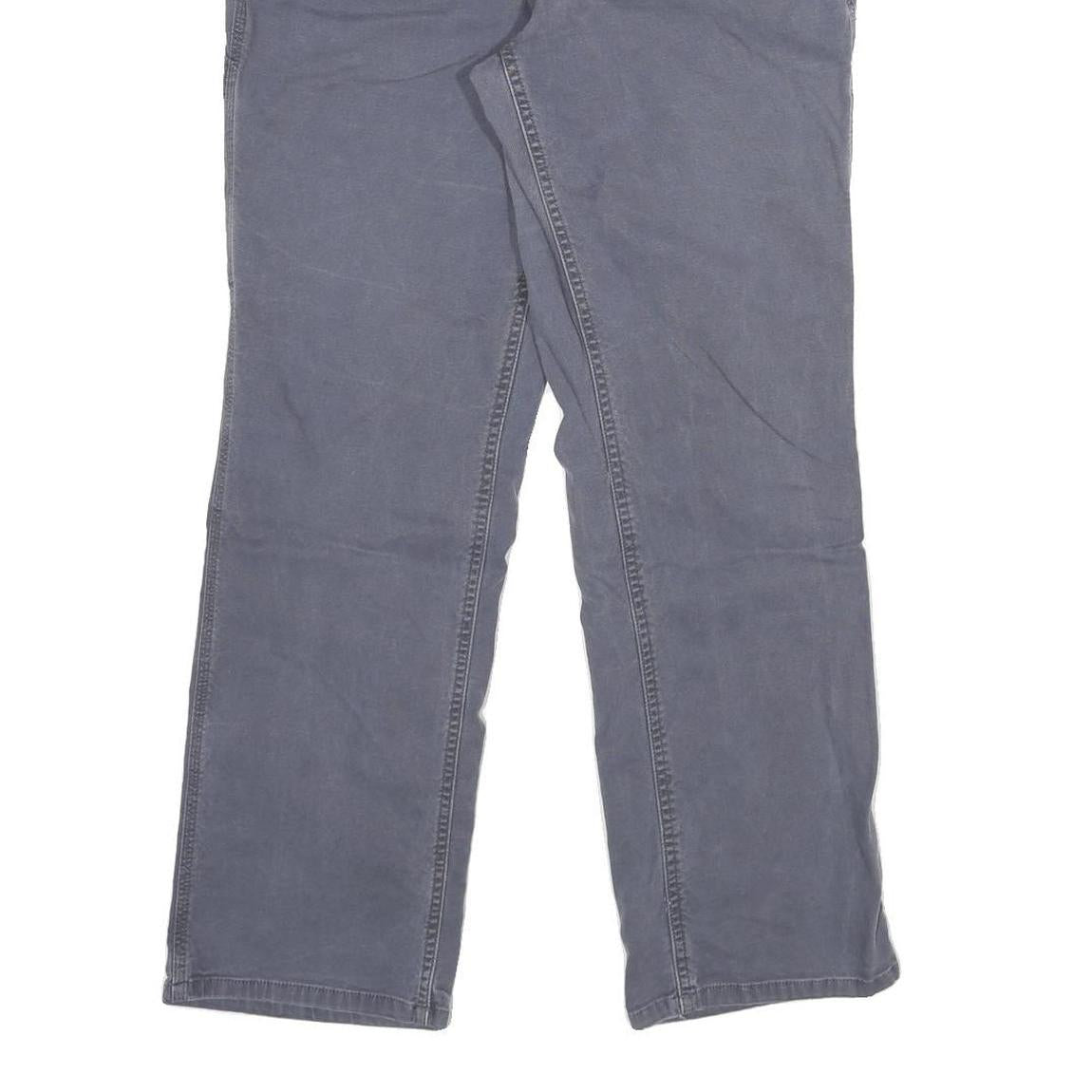 CARHARTT Womens Cotton Blend Blue Loose Straight Trousers W31 L28 Workwear