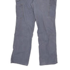 CARHARTT Womens Cotton Blend Blue Loose Straight Trousers W31 L28 Workwear