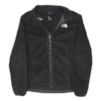 THE NORTH FACE Womens Black Fleece Jacket S Polyester Blend Zip Outdoor Casual