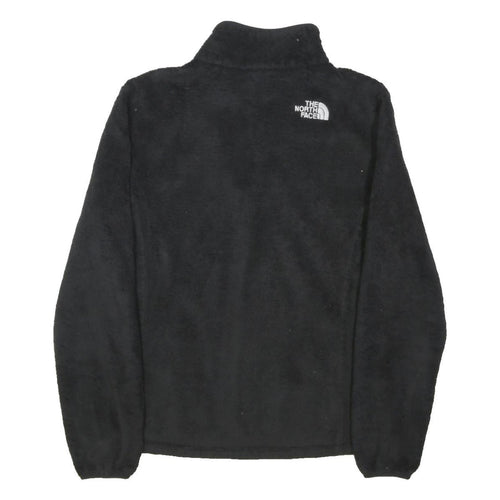 THE NORTH FACE Womens Black Fleece Jacket S Polyester Blend Zip Outdoor Casual