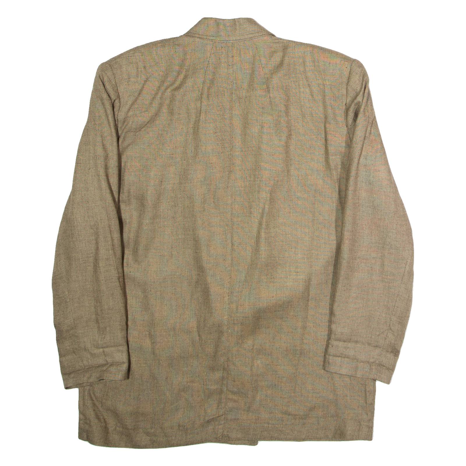 SAMPA Womens Blazer Jacket Brown Viscose 90s UK 10