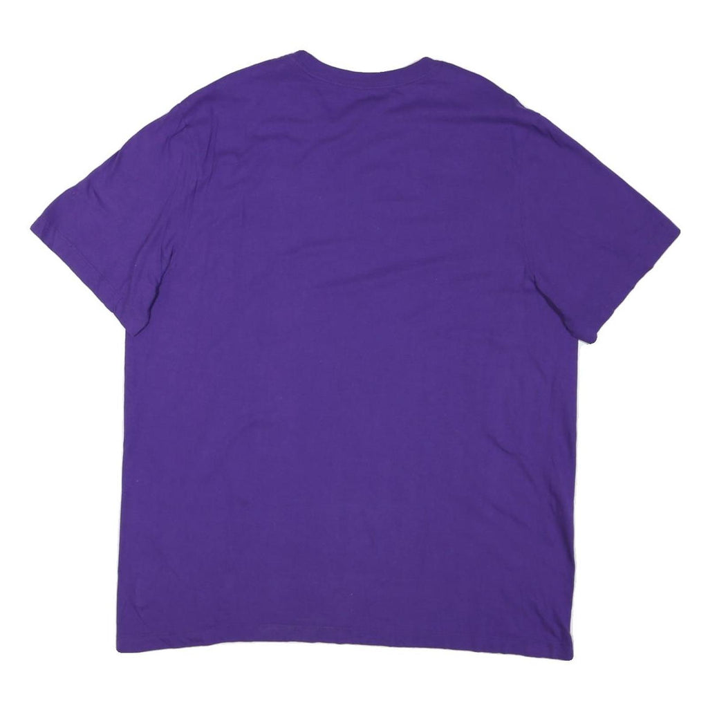 NIKE Mens Purple Rockies Graphic T-Shirt XL Short Sleeve Crew Neck Cotton