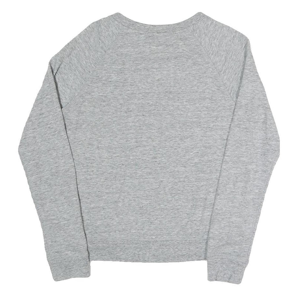 LEVI'S Womens Grey Sweatshirt Crew Neck S Cotton Blend Pullover Logo Print