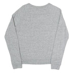 LEVI'S Womens Grey Sweatshirt Crew Neck S Cotton Blend Pullover Logo Print