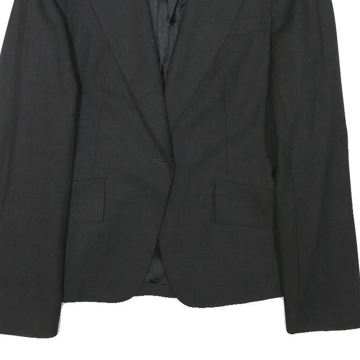 ZARA WOMAN Womens Black Tailored Jacket S Polyester Blend Formal Workwear