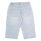 SOUTHERN Mens Cotton Blue Casual Shorts L W32 Relaxed Fit Comfortable Design