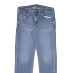 LEVI'S 505 Mens Jeans Blue Regular Straight Denim Medium W34 L31 Classic Fit Zip