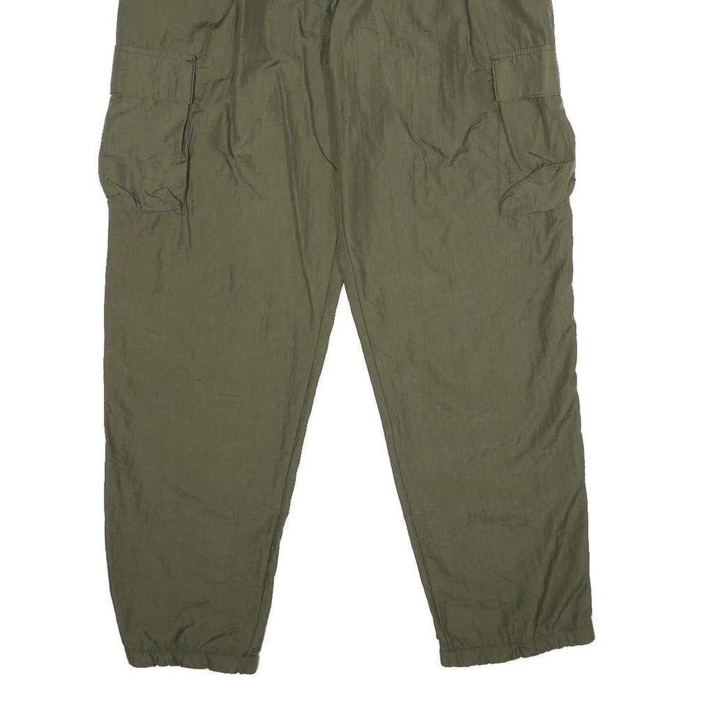 IXOS BEYOND Mens Olive Relaxed Cargo Trousers W36 L30 Zip Polyamide Casual