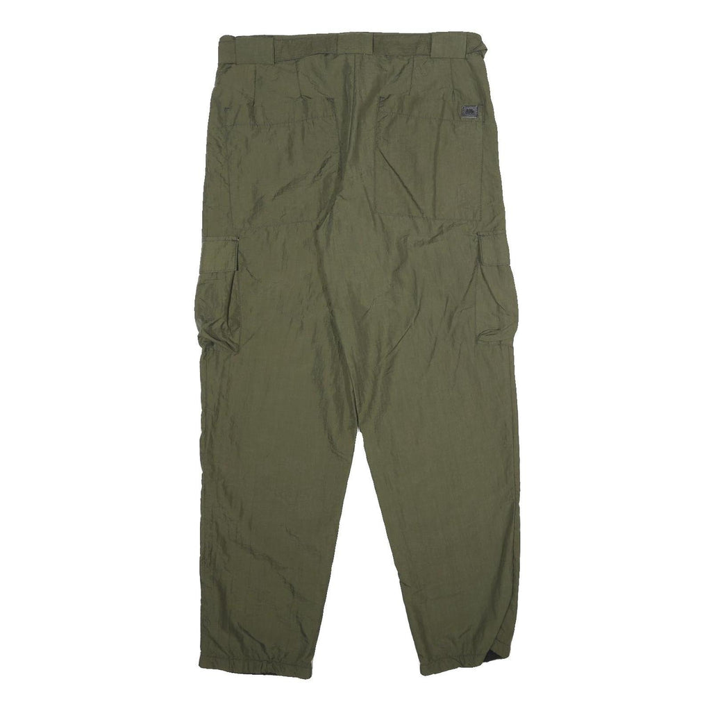 IXOS BEYOND Mens Olive Relaxed Cargo Trousers W36 L30 Zip Polyamide Casual